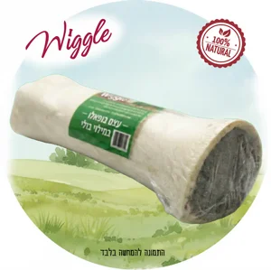 WIGGLE עצם בופאלו במילוי בולי סטיק לכלב | חטיף לעיסה טבעי ועמיד WIGGLE עצם בופאלו במילוי בולי סטיק לכלב | חטיף לעיסה טבעי ועמיד